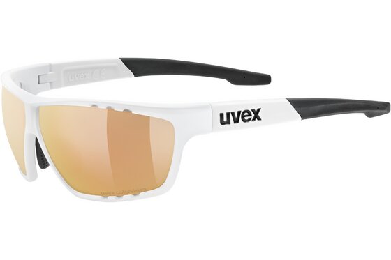 Uvex - Sport-Sonnenbrillen - Uvex Sportstyle 706 CV V White Matt / Lt. Red