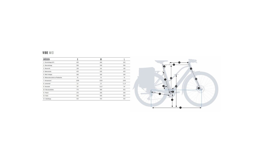 Orbea Vibe MID H30 EQ - 248 Wh - 28 Zoll - Trapez