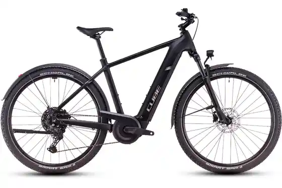 Schwarz - E-Bike Cross - Cube Nuride Hybrid Pro 600 Allroad - 600 Wh - 28 Zoll - Diamant
