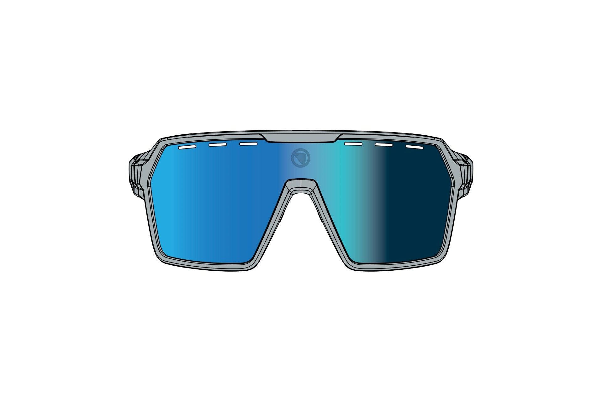 Endura Singletrack Brillenset - Grau