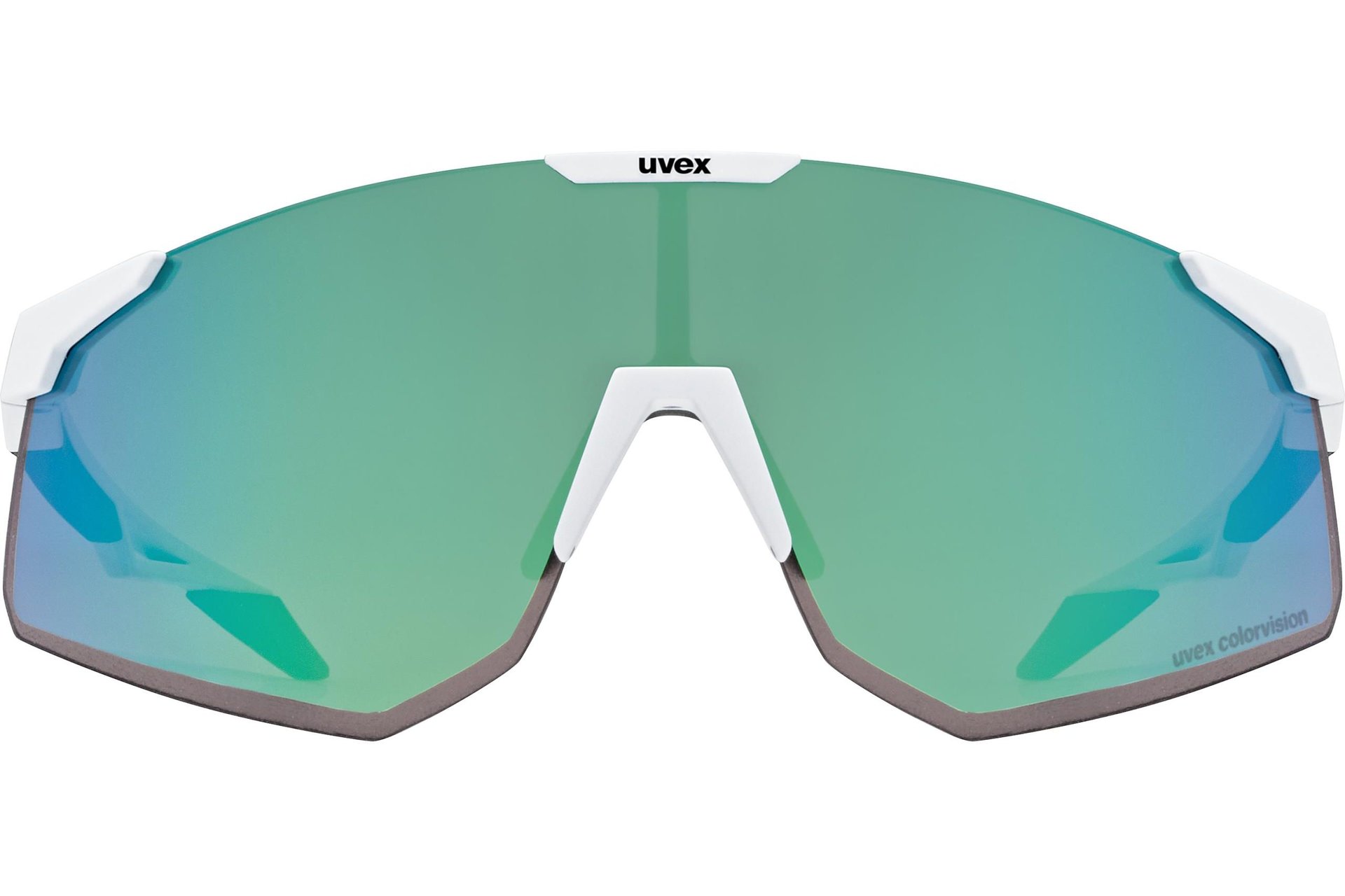 Uvex Pace Perform S CV White Matt / Mirror Green