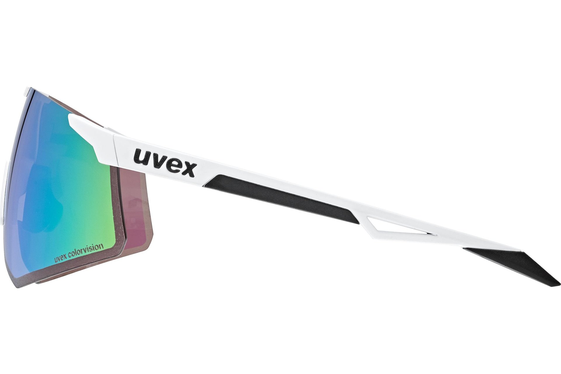 Uvex Pace Perform S CV White Matt / Mirror Green