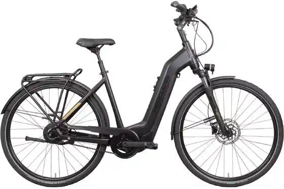 Schwarz - E-Bike-Pedelec - Hercules Intero I-F360 - 630 Wh - 28 Zoll - Tiefeinsteiger