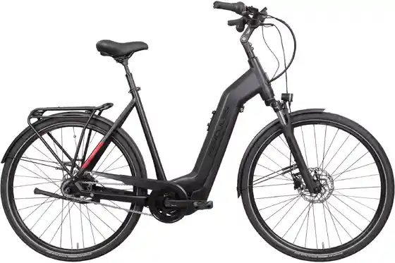 Schwarz - E-Bike-Pedelec - Hercules Intero I-R8 - 630 Wh - 28 Zoll - Tiefeinsteiger