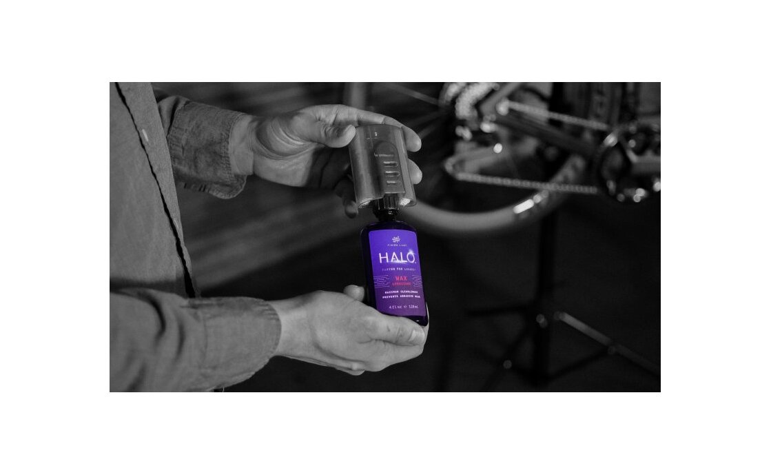 Finish Line HALO Wax Lube Wachsschmiermittel, Flasche + Luber - 120ml