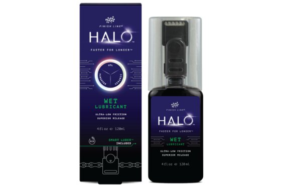 XXL Sale % - Finish Line HALO Wet Lube Wachsschmiermittel, Flasche + Luber - 120ml