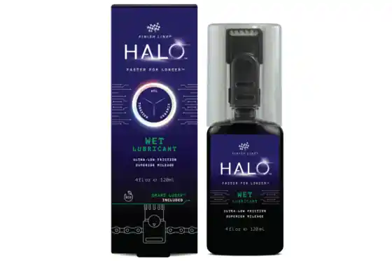 Schmiermittel - Finish Line HALO Wet Lube Wachsschmiermittel, Flasche + Luber - 120ml