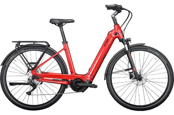 E-Trekkingbikes - Kettler Quadriga P10 - 625 Wh - 28 Zoll - Tiefeinsteiger - 2025