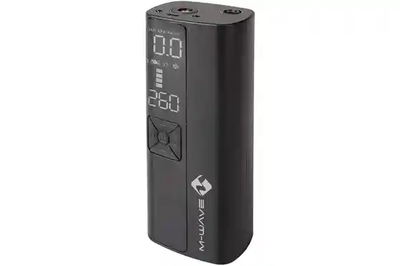 Dunlop-Ventil / DV - Fahrradpumpen - M-Wave Elumatik Multiboost Akku-Minipumpe