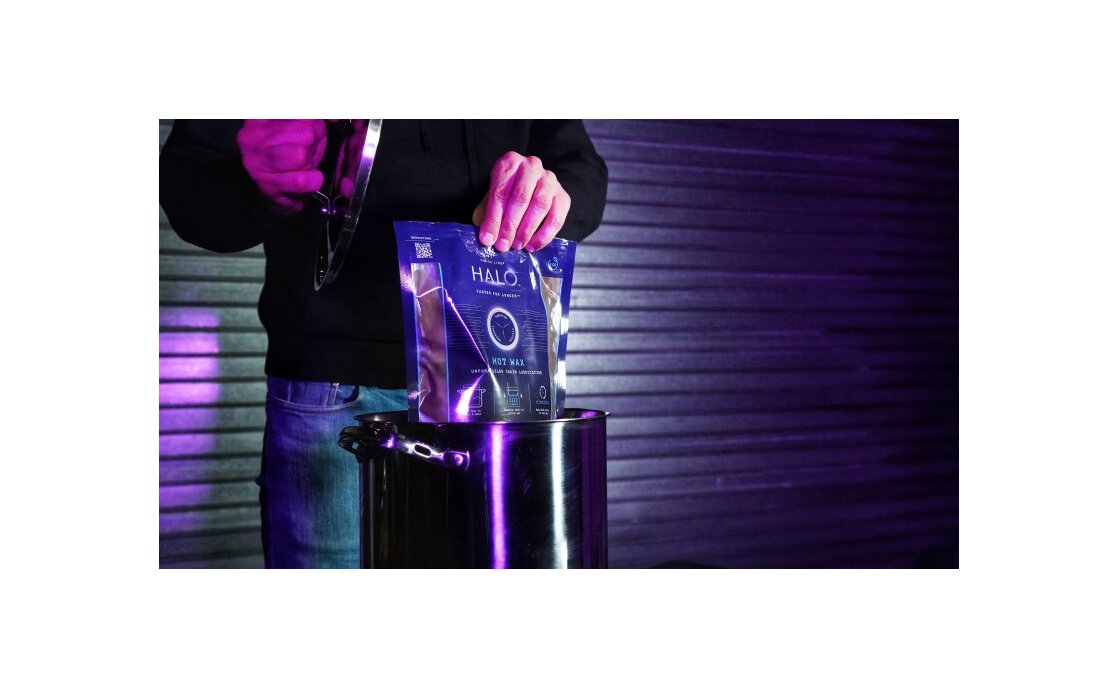 Finish Line HALO Hot Wax Hei&szlig;kettenwachs inkl. Kochbeutel - 600g