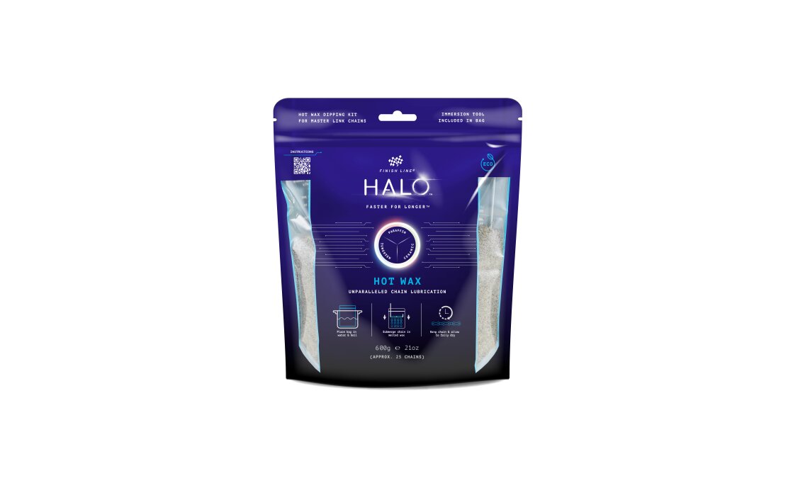 Finish Line HALO Hot Wax Hei&szlig;kettenwachs inkl. Kochbeutel - 600g