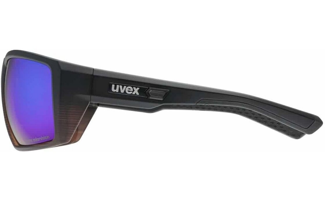 Uvex MTN Venture CV Black Deep Matt / Mirror Blue