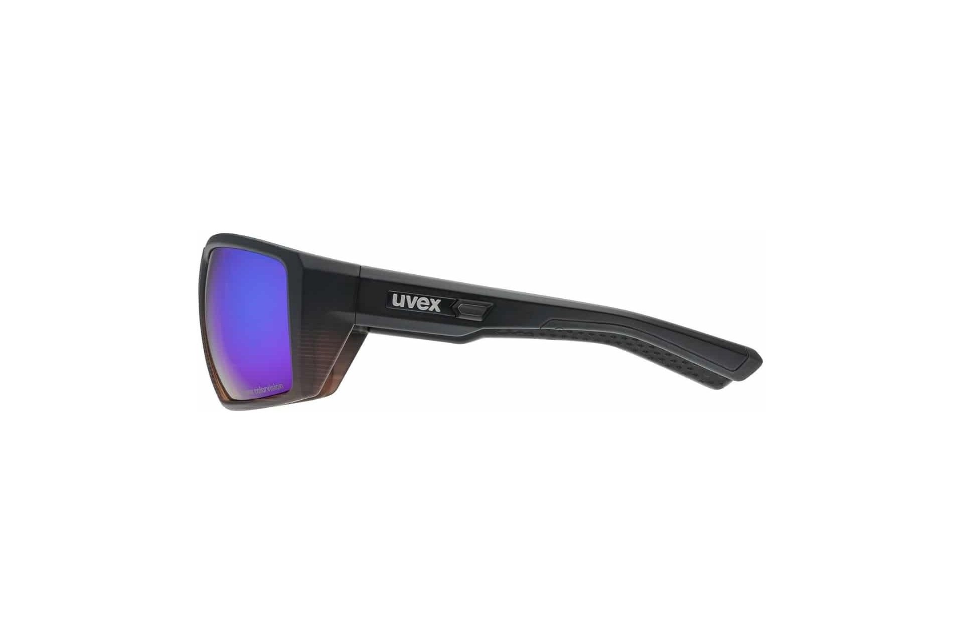 Uvex MTN Venture CV Black Deep Matt / Mirror Blue
