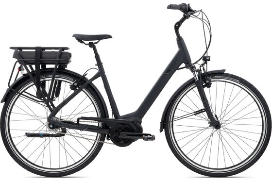 mit Beleuchtung - E-Bike City - Giant Entour E+ 1 RT - 400 Wh - 28 Zoll - Tiefeinsteiger - 2024
