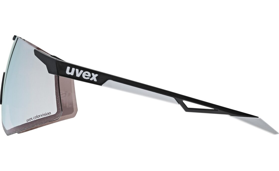 Uvex Pace Perform S CV Black Matt / Mirror Silver