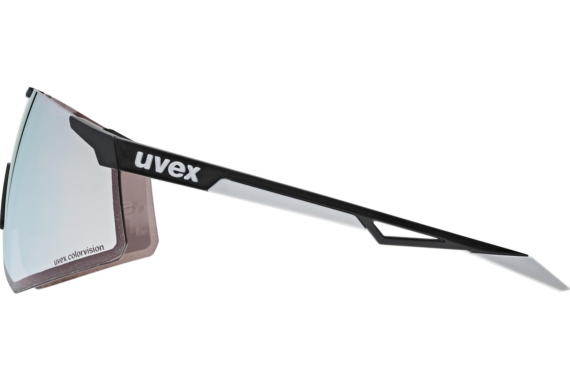 Uvex Pace Perform S CV Black Matt / Mirror Silver