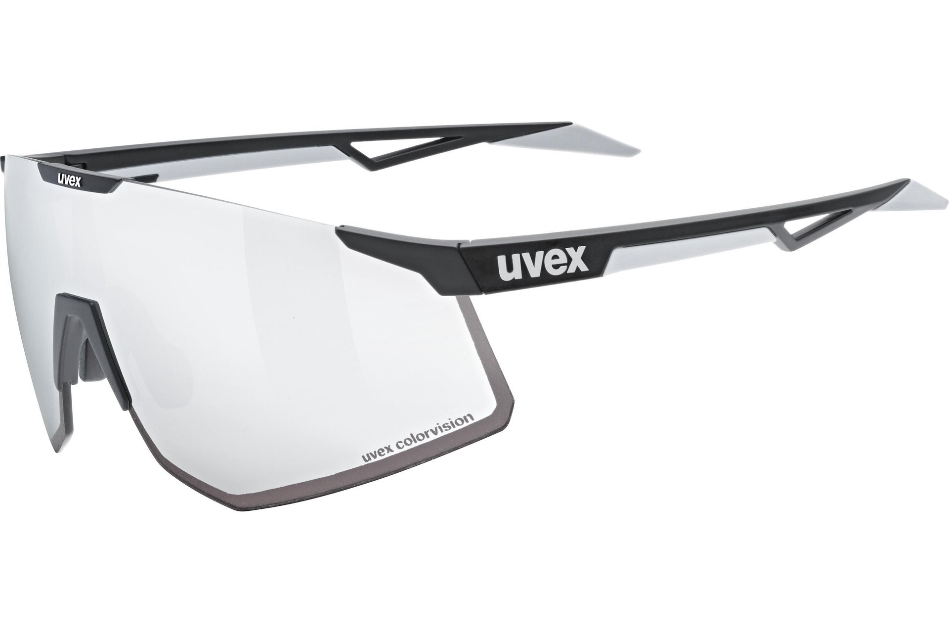 Uvex Pace Perform S CV Black Matt / Mirror Silver