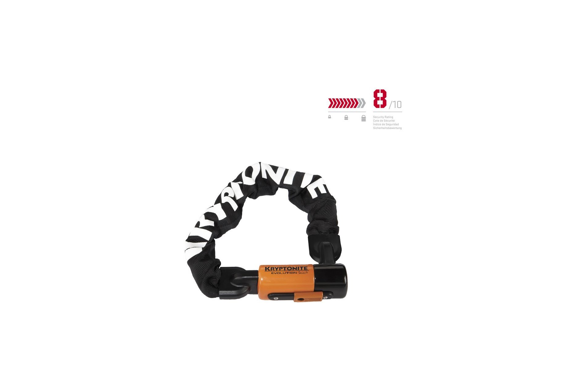 Kryptonite Evolution Series 4 Integrated Chain 1055 Mini Kettenschloss