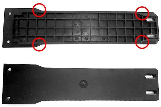 Babboe - Babboe Akkuschiene für QWIC System Gepäckträger
