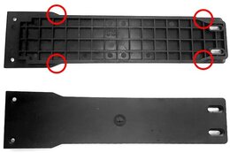 Babboe Akkuschiene f&uuml;r QWIC System Gep&auml;cktr&auml;ger