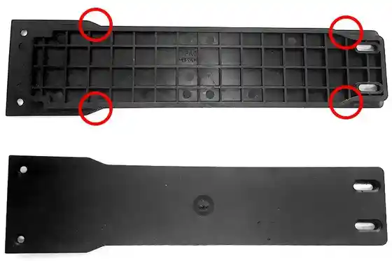 Lastenrad Zubehör - Babboe Akkuschiene f&uuml;r QWIC System Gep&auml;cktr&auml;ger