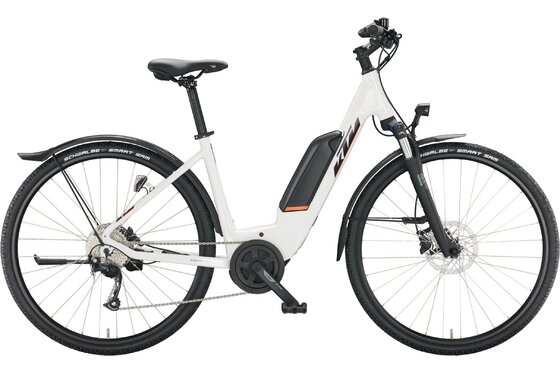 Rahmen-Akku - E-Trekkingbikes - KTM Macina Cross P510 Street - 500 Wh - 28 Zoll - Tiefeinsteiger