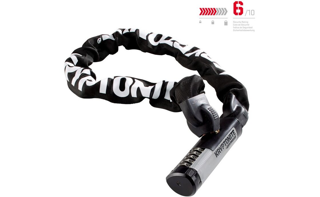 Kryptonite KryptoLok 990 Combo Integrated Chain Kettenschloss