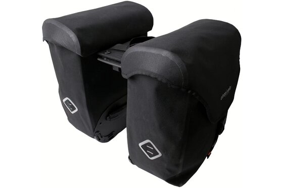 Gepäckträgertaschen - AtranVelo Zap Plus WP Doppeltasche AVS Adapter