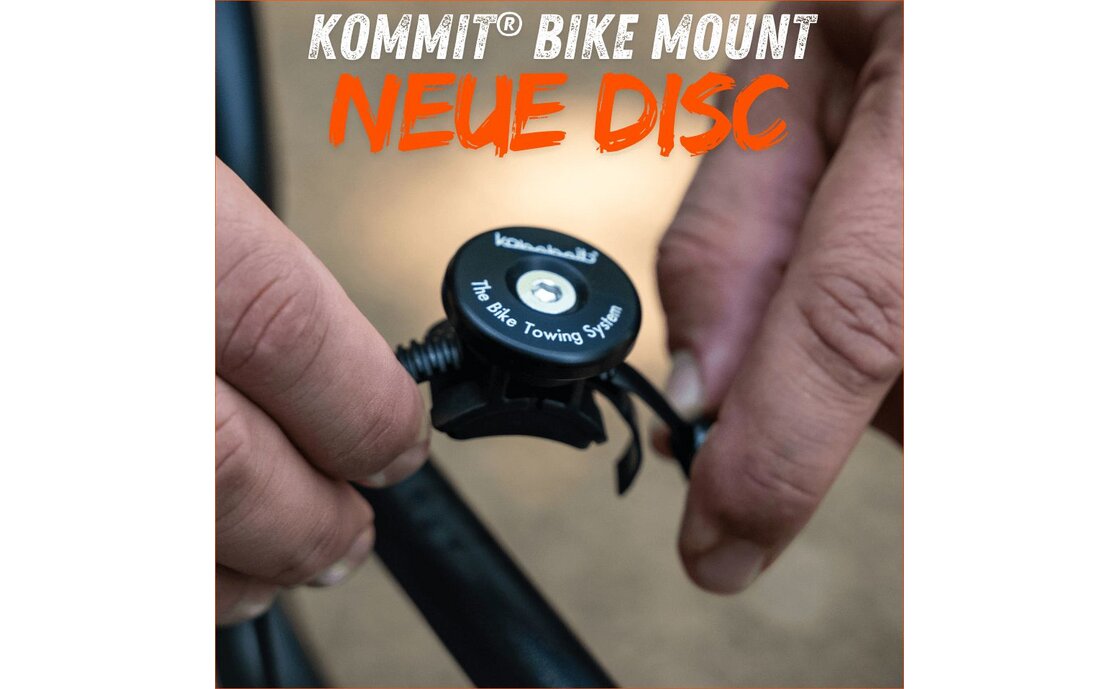 KOMMIT Bike Mount, Vorbauhalterung für Bike Zugsystem Abschleppseil