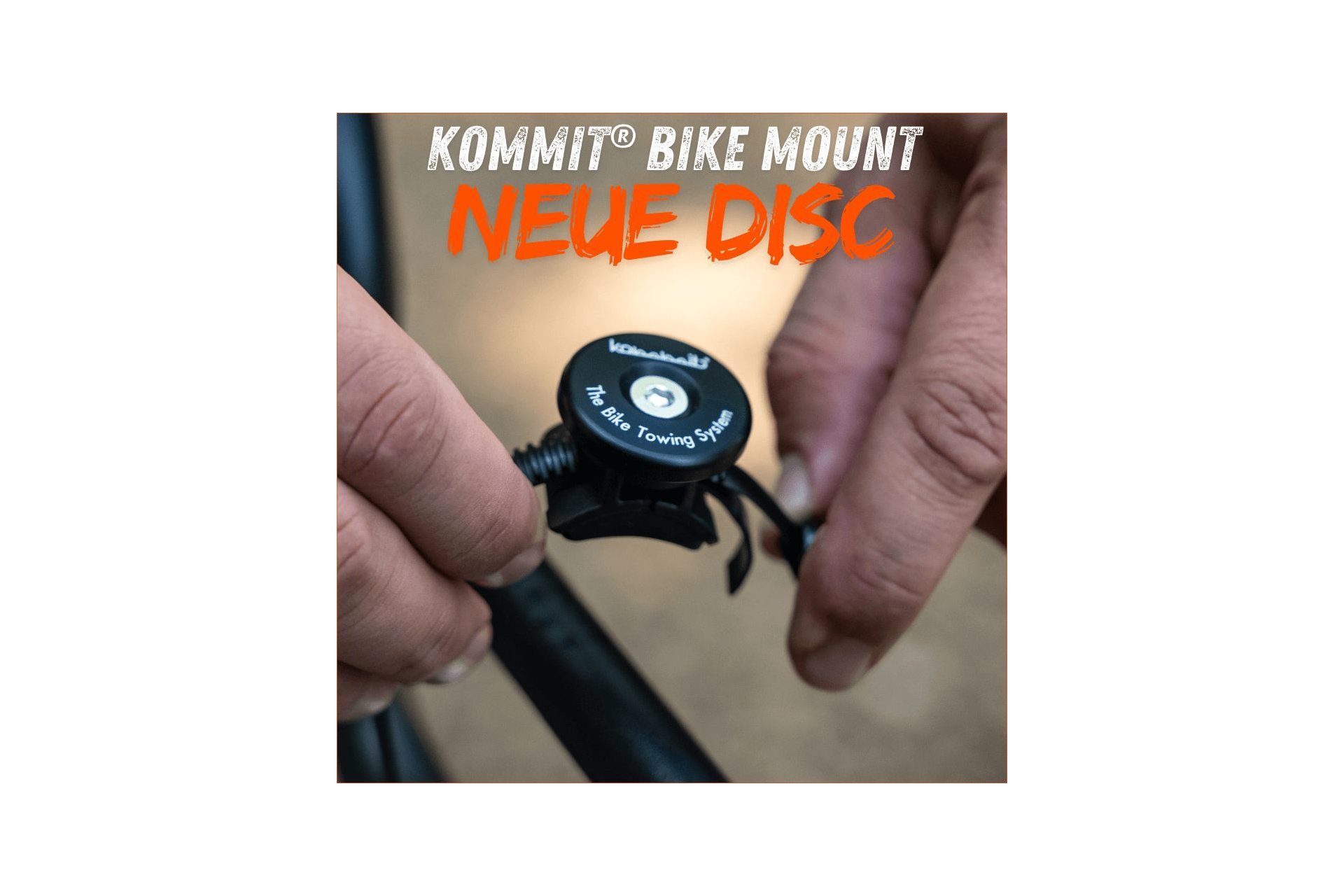KOMMIT Bike Mount, Vorbauhalterung für Bike Zugsystem Abschleppseil