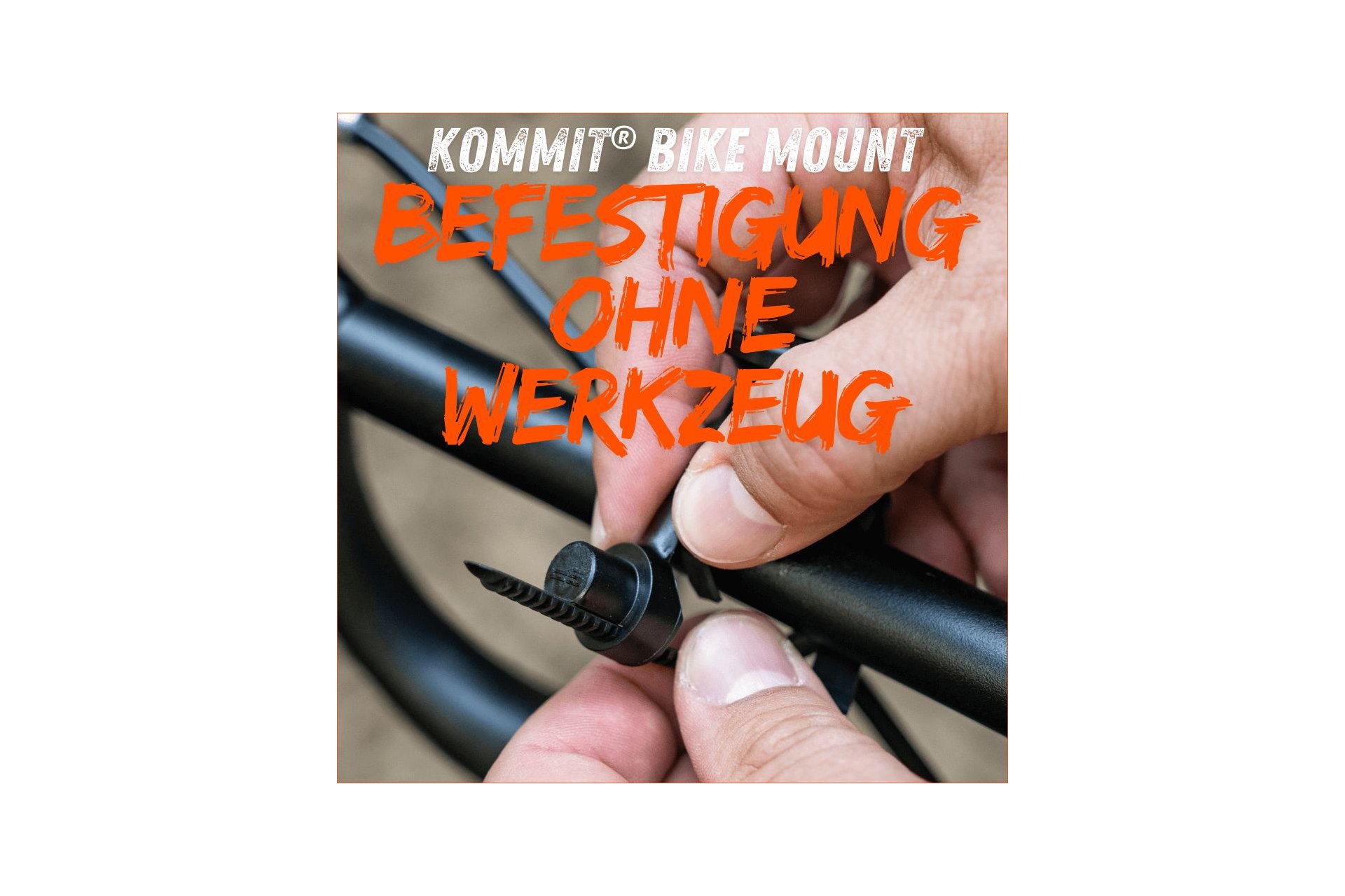 KOMMIT Bike Mount, Vorbauhalterung für Bike Zugsystem Abschleppseil