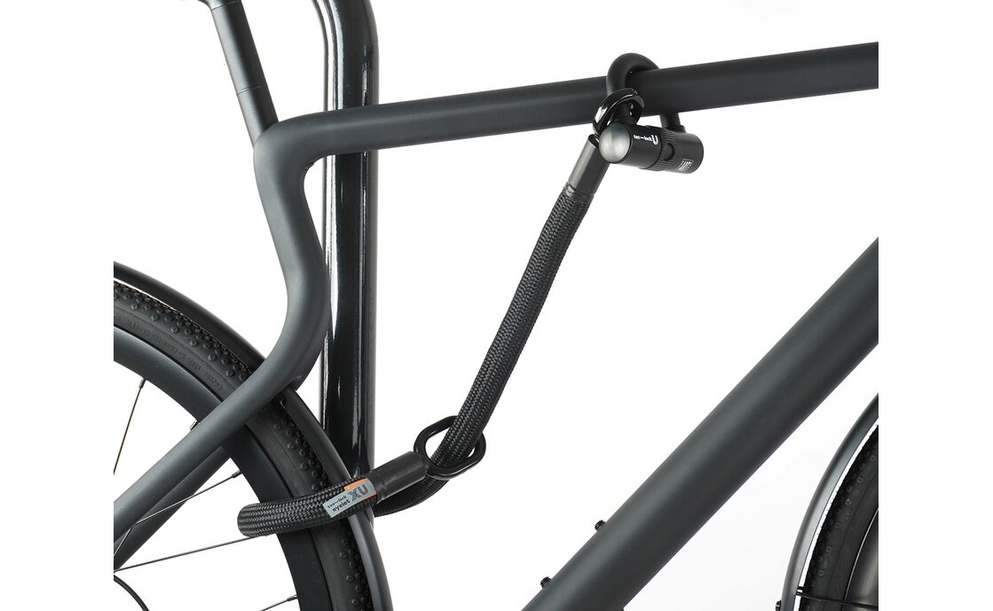 TEXLOCK Eyelet 80 U/X-Lock Bundle, Textilseil mit Bügelschloss