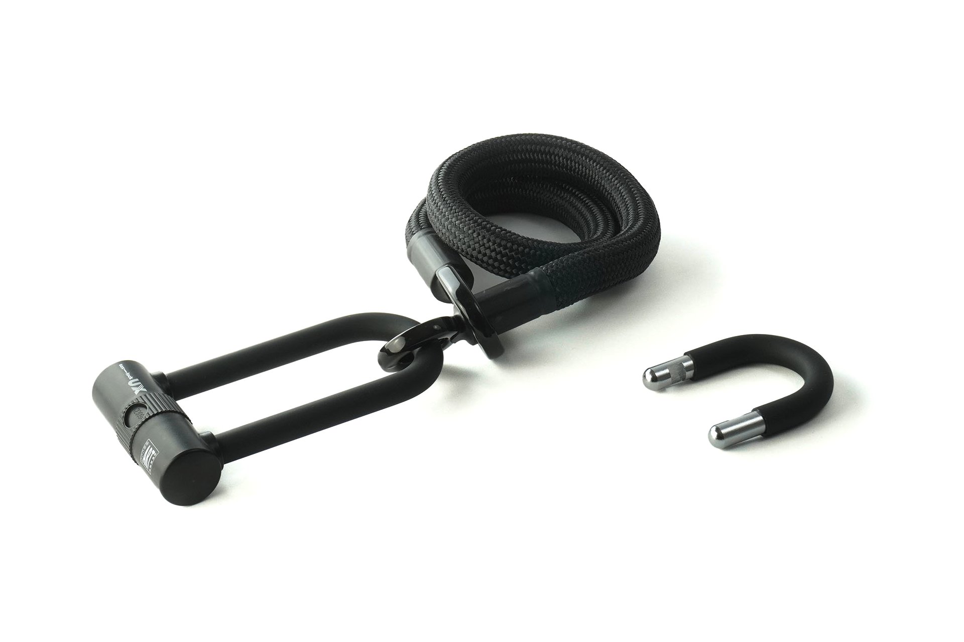 TEXLOCK Eyelet 80 U/X-Lock Bundle, Textilseil mit Bügelschloss