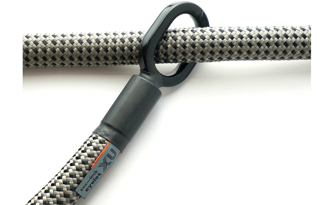 TEXLOCK Eyelet 80 U/X-Lock Bundle, Textilseil mit Bügelschloss