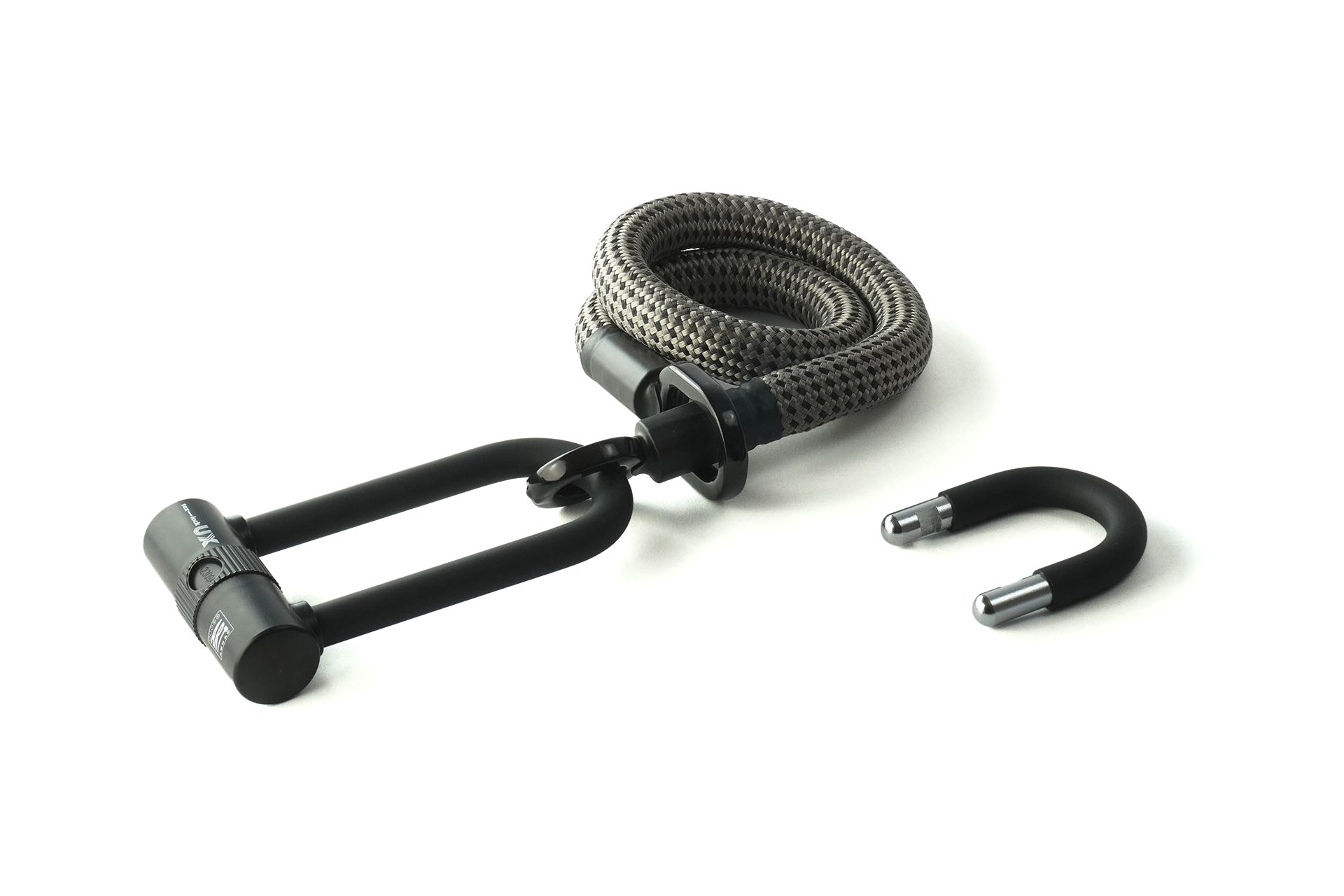 TEXLOCK Eyelet 80 U/X-Lock Bundle, Textilseil mit Bügelschloss