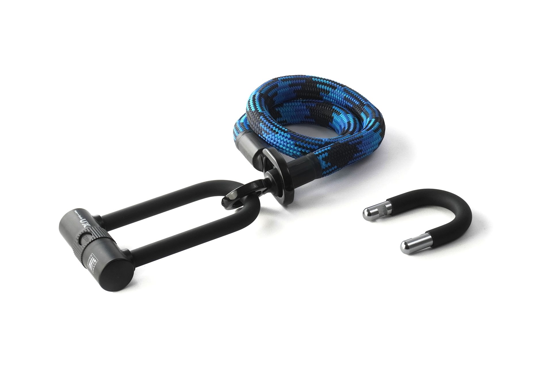 TEXLOCK Eyelet 80 U/X-Lock Bundle, Textilseil mit Bügelschloss