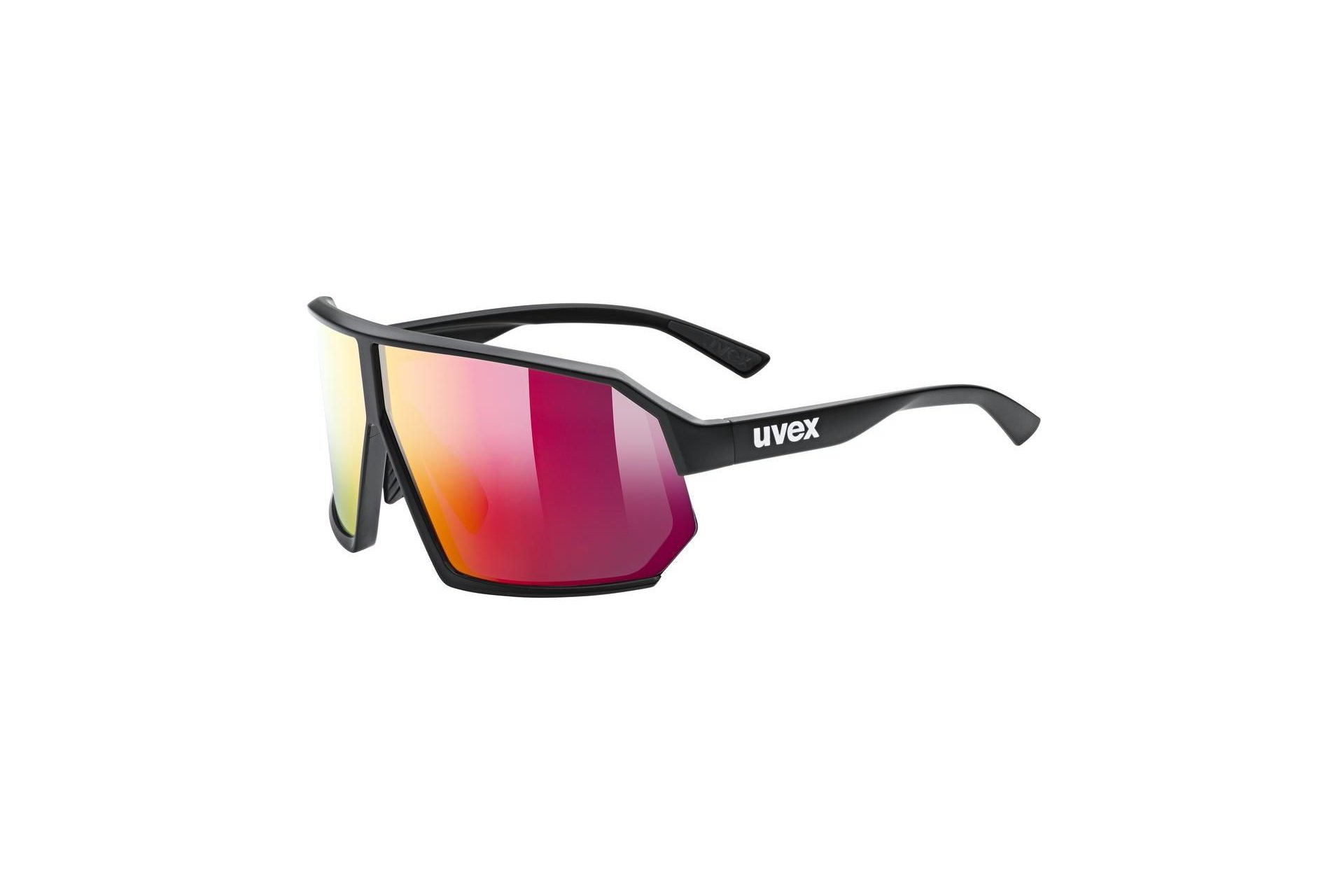 Uvex Sportstyle 237 Black Matt / Mirror Red