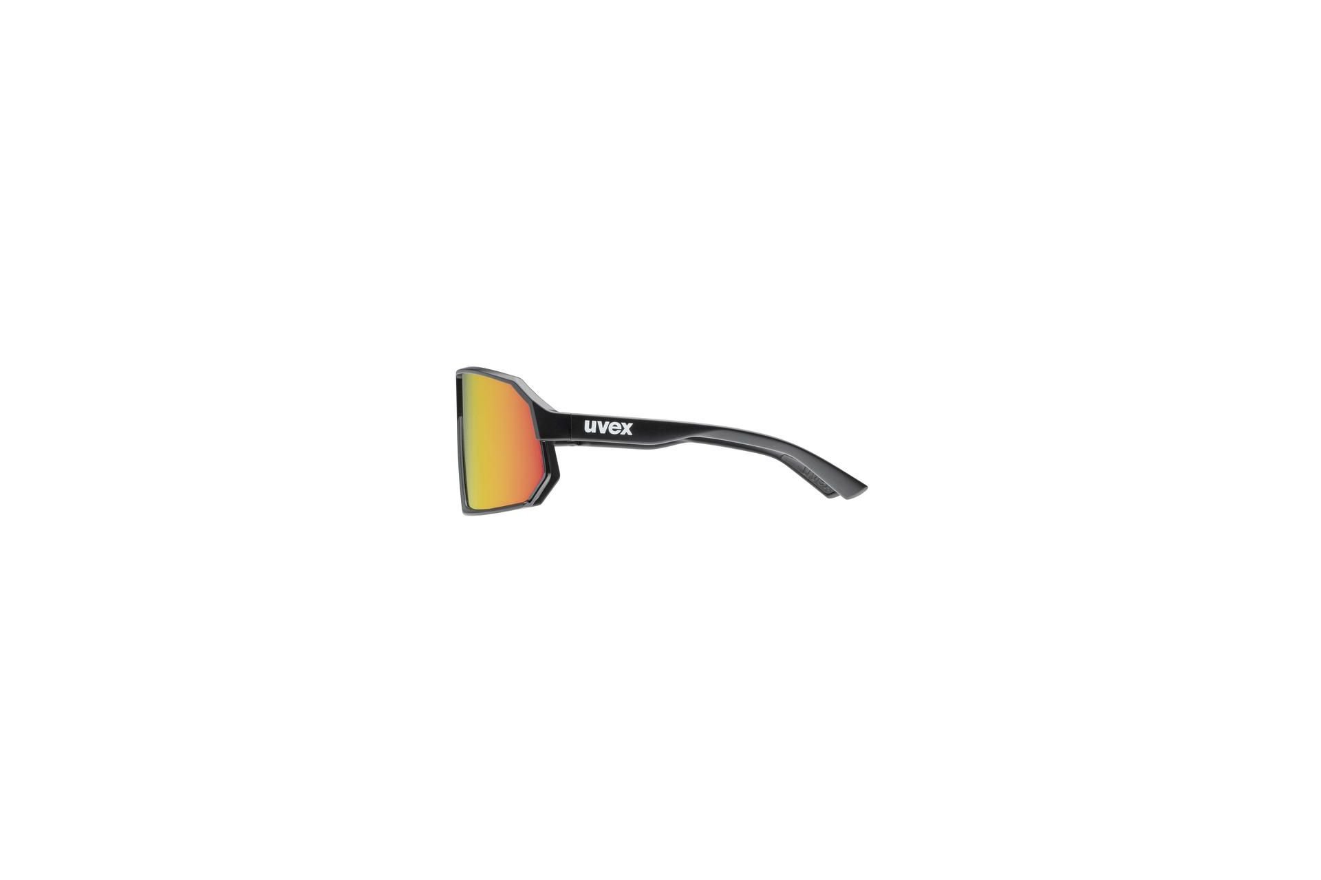 Uvex Sportstyle 237 Black Matt / Mirror Red