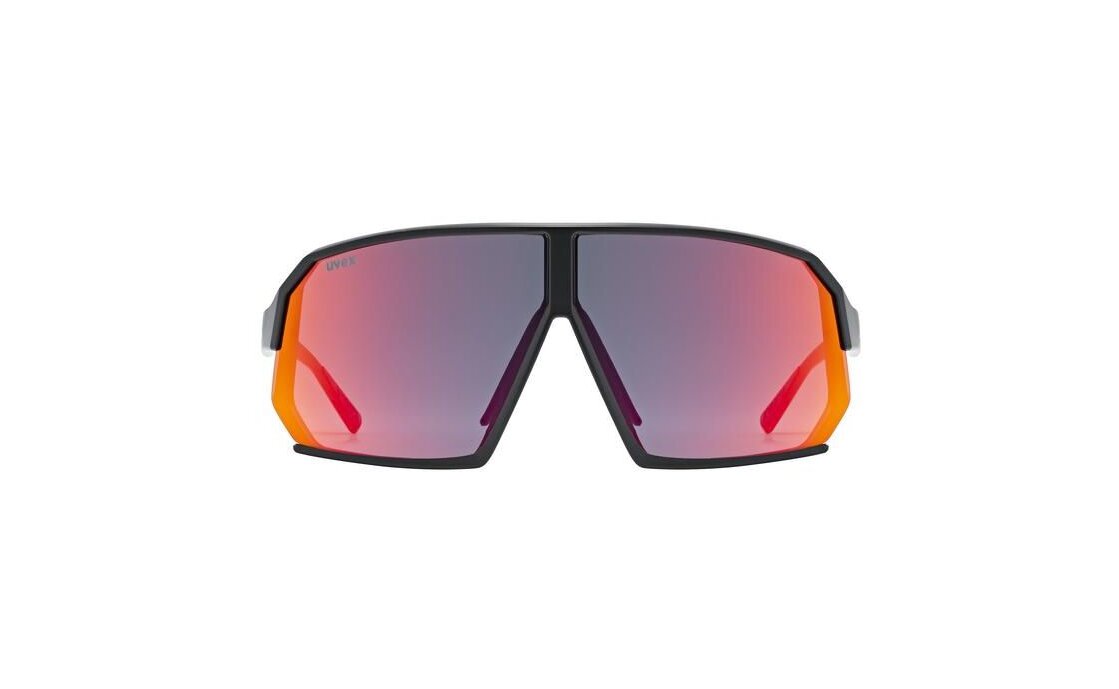 Uvex Sportstyle 237 Black Matt / Mirror Red