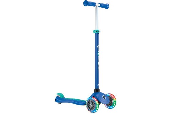 Scooter & Tretroller - Globber Primo Plus Lights, mit Leuchtrollen inkl. Helm - 2024