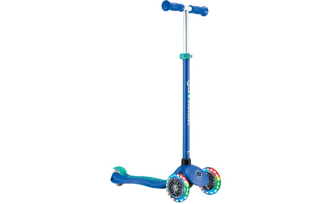 Globber Primo Plus Lights, mit Leuchtrollen inkl. Helm - 2024