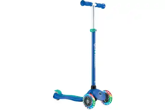 Scooter & Tretroller - Globber Primo Plus Lights, mit Leuchtrollen inkl. Helm