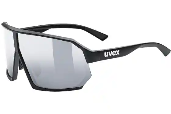 Fahrradzubehör - Uvex Sportstyle 237 Black Matt / Mirror Silver