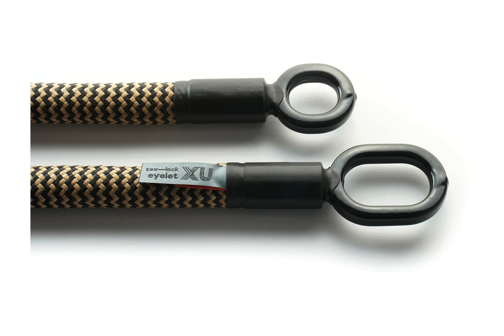 TEXLOCK Eyelet 80 U/X-Lock Bundle, Textilseil mit Bügelschloss