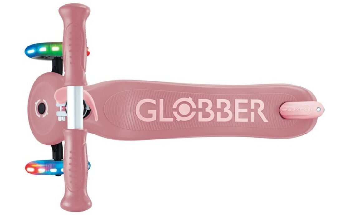 Globber Primo Plus Lights, mit Leuchtrollen inkl. Helm - 2024