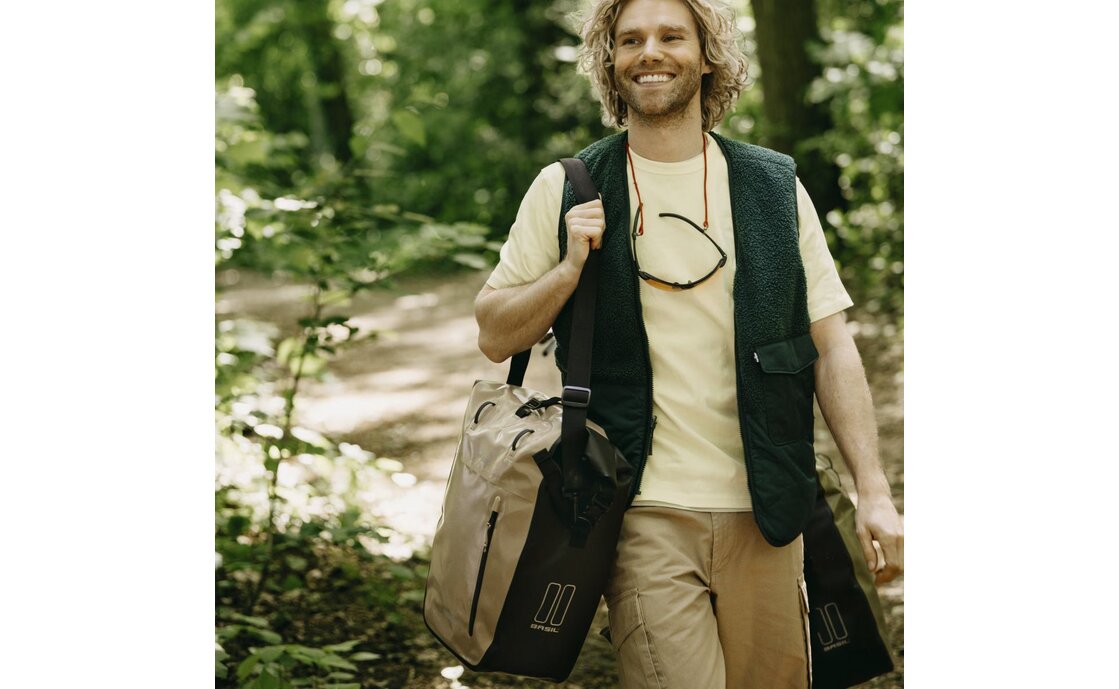 Basil Einzelpacktasche Rivo M MIK Hooks