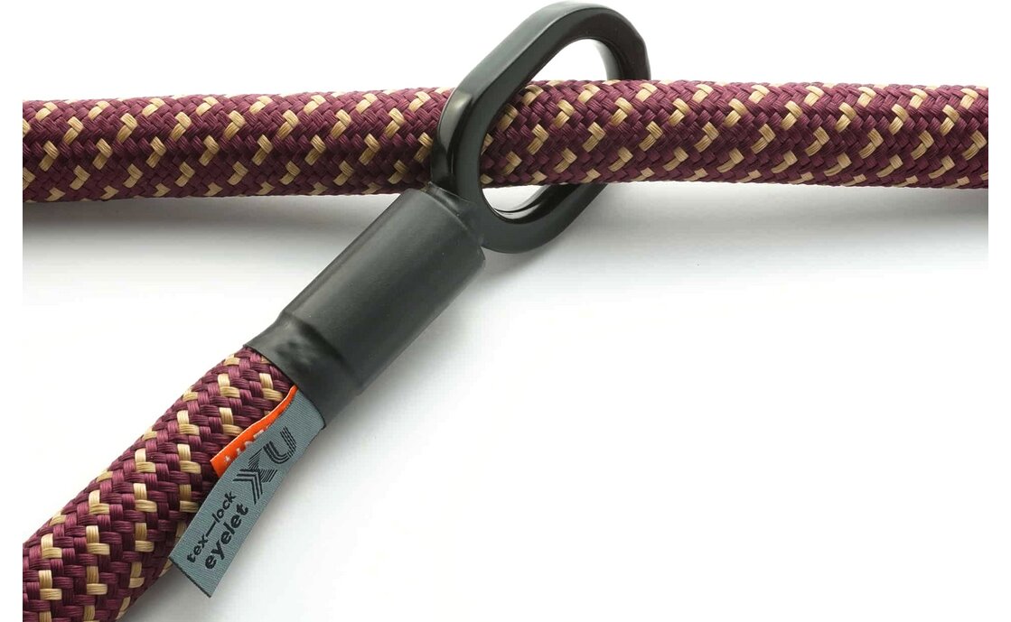 TEXLOCK Eyelet 80 U/X-Lock Bundle, Textilseil mit Bügelschloss