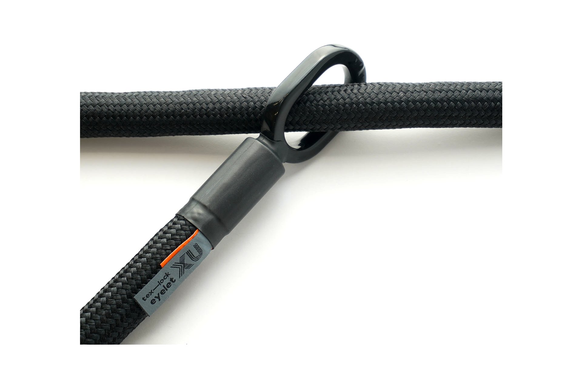 TEXLOCK Eyelet 120 U/X-Lock Bundle, Textilseil mit Bügelschloss