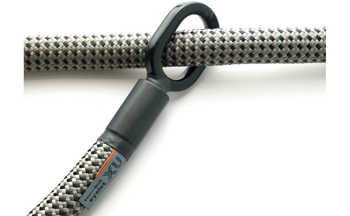 TEXLOCK Eyelet 120 U/X-Lock Bundle, Textilseil mit Bügelschloss