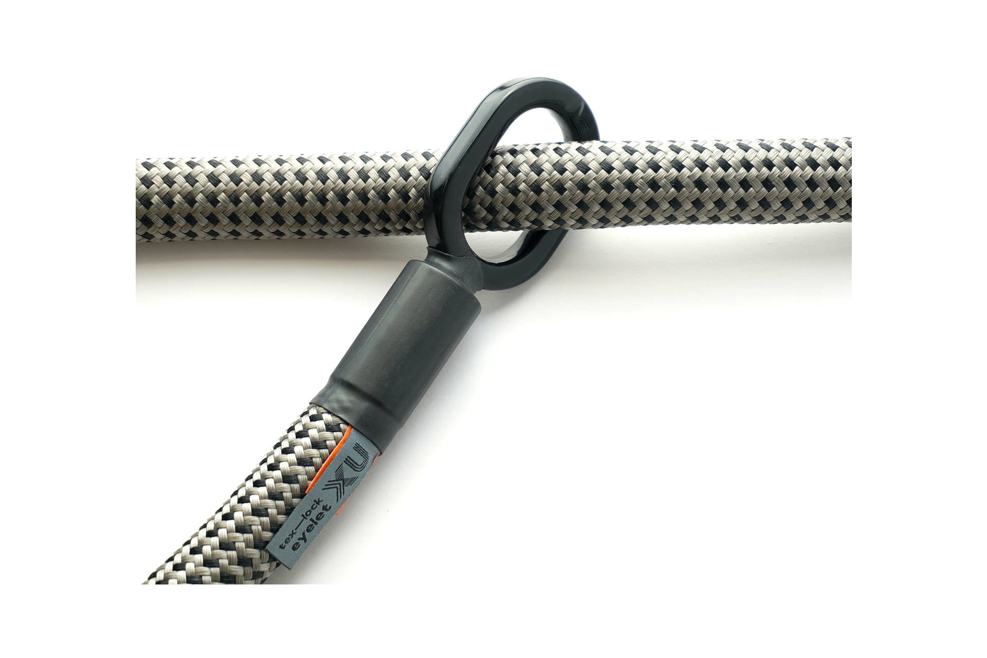 TEXLOCK Eyelet 120 U/X-Lock Bundle, Textilseil mit Bügelschloss